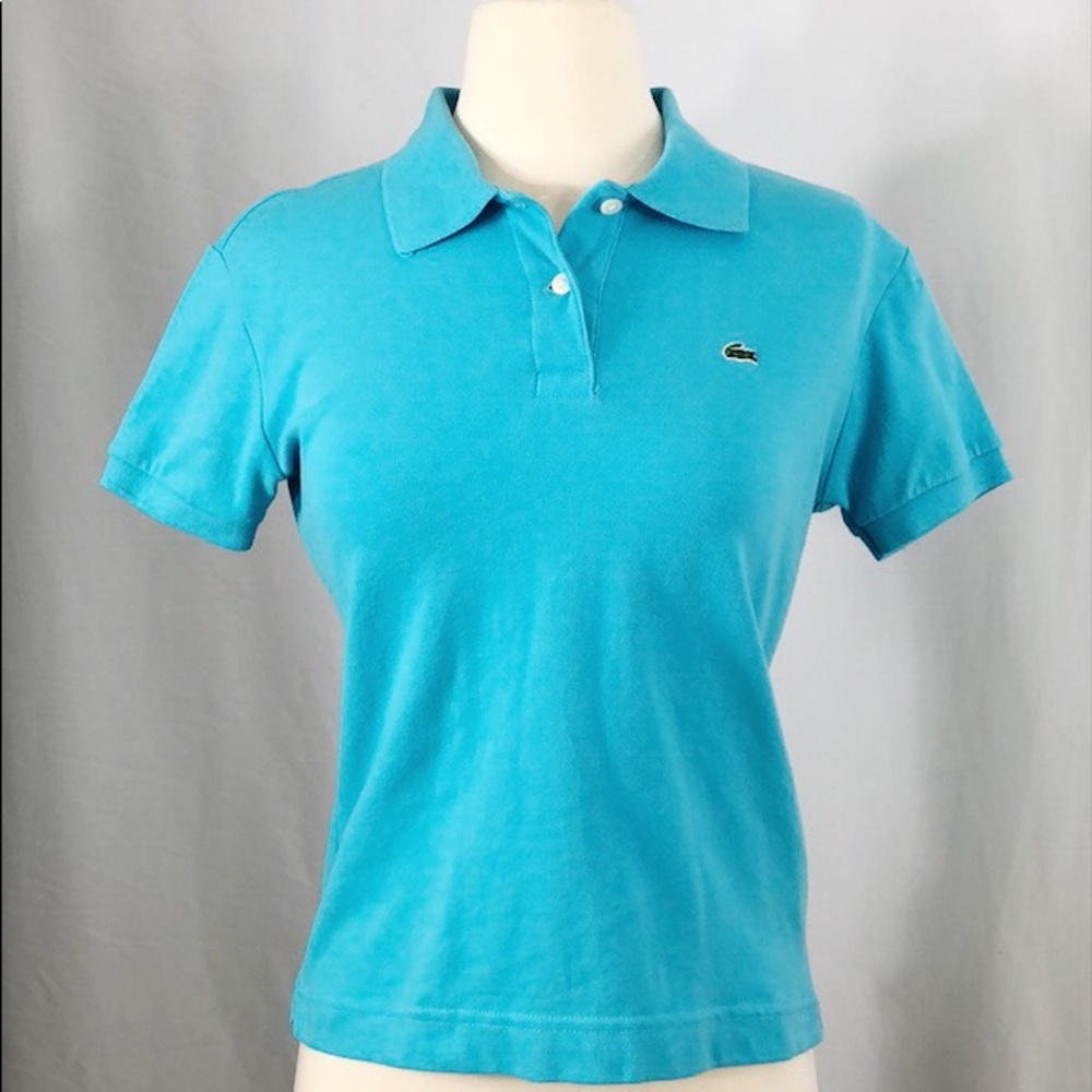 Lacoste Blue Short Sleeved Polo Shirt Medium